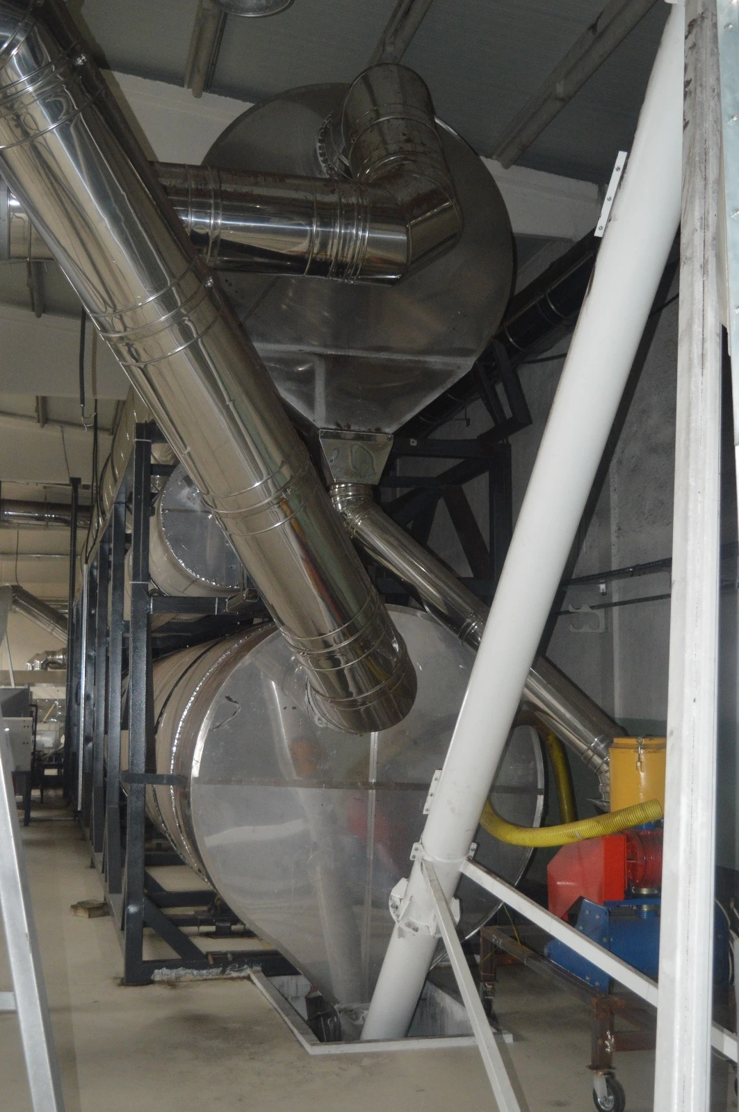 Tamburlu kurutucu iç palet yapısı